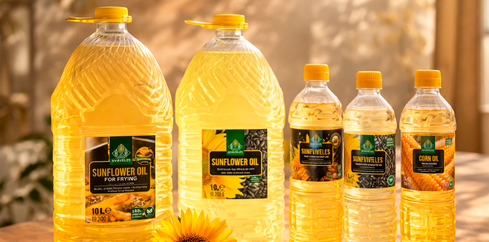 Соняшникова та кукурудзяна олія HARVELES